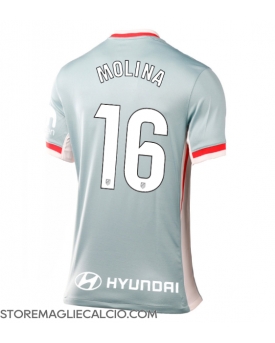 Atletico Madrid Nahuel Molina #16 Maglia Gara Trasferta Repliche 2024-25 Donna